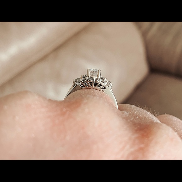 Diamond Wedding Band Set - Picture 2 of 4